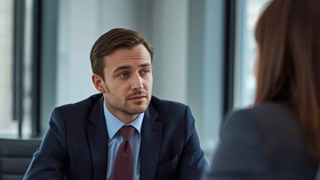 Executive consulting with a business attorney